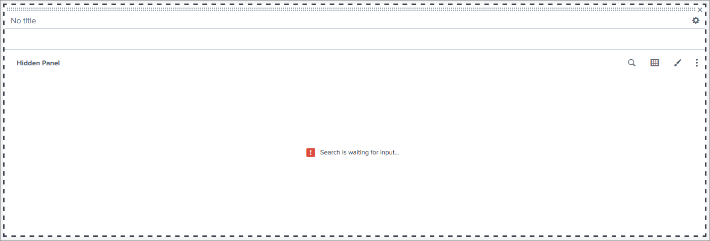 UI Hidden Panel View