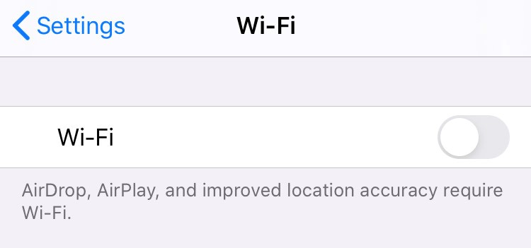 wifi screen